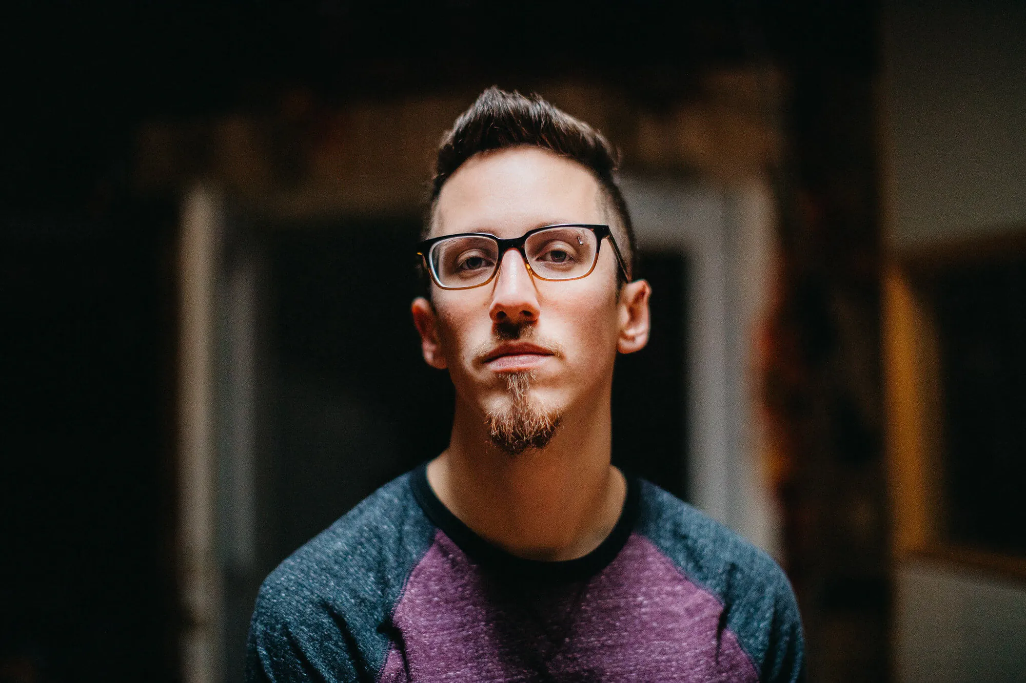 Portrait of Baltimore music producer and songwriter Nate Lanzino